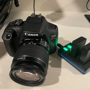 Canon Rebel T7 EOS Black Professional Digital Camera DSLR